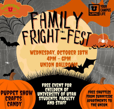 Family Fright Fest 4-6pm Union Ballroom