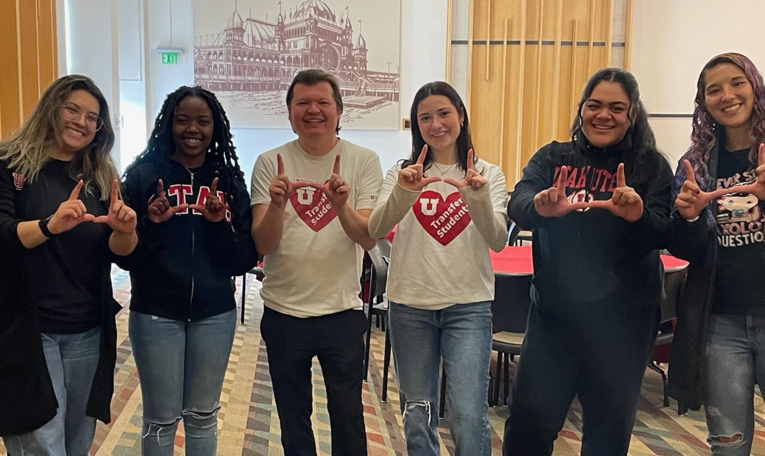 Crimson Transfer Honor Society student leaders